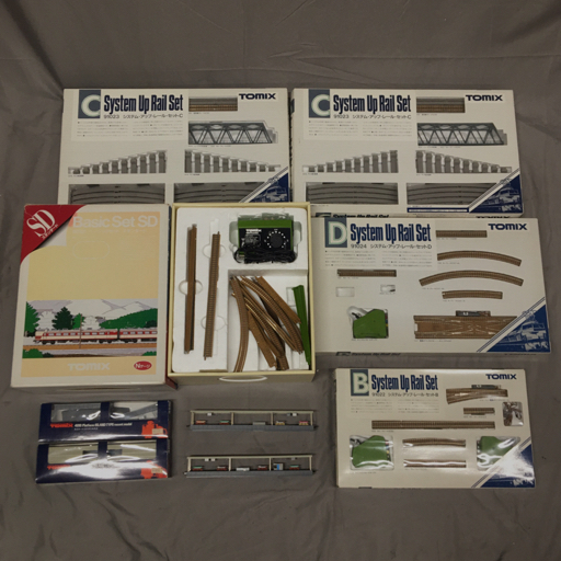 トミックス Nゲージ 90101 ベーシックセット 他 システムアップレールセット 等 鉄道模型関連用品 まとめセット